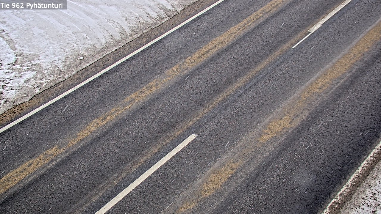 Weather Camera Image Road 962 Pelkosenniemi Pyhätunturi, Pelkosenniemi, Lappi