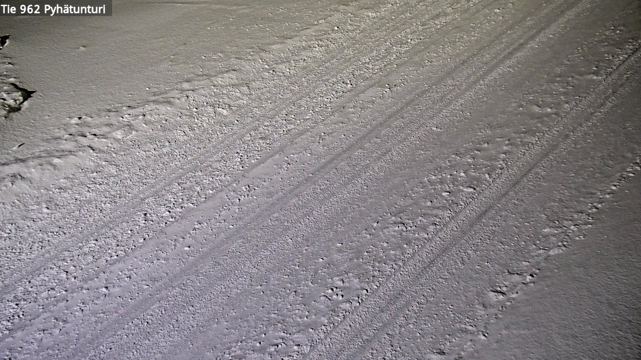 Weather Camera Image Road 962 Pelkosenniemi Pyhätunturi, Pelkosenniemi, Lappi
