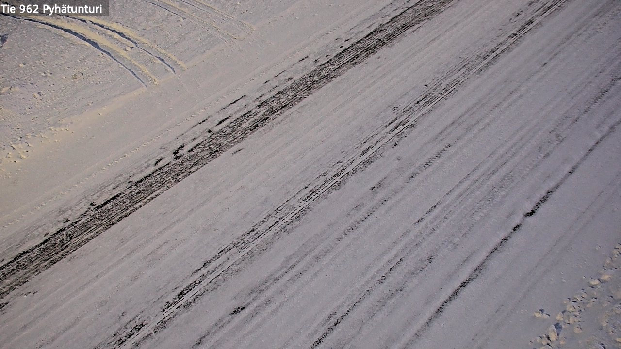 Weather Camera Image Road 962 Pelkosenniemi Pyhätunturi, Pelkosenniemi, Lappi