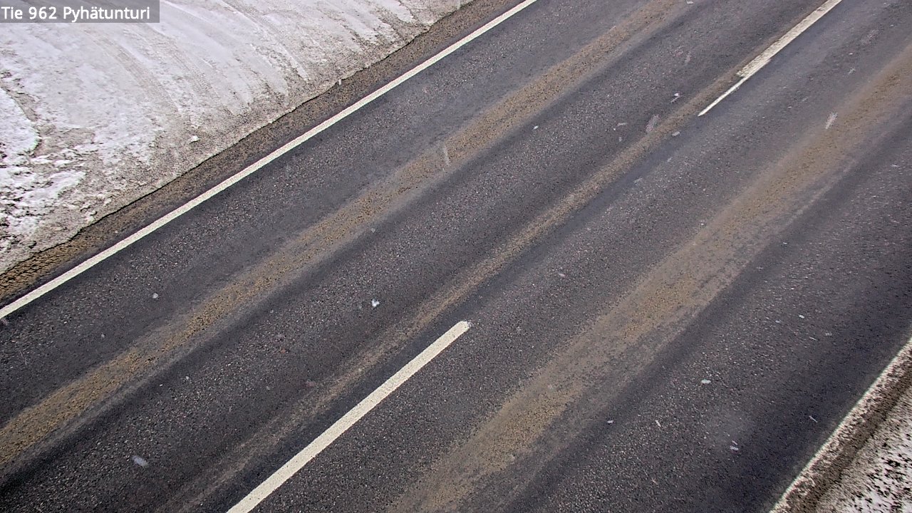 Weather Camera Image Road 962 Pelkosenniemi Pyhätunturi, Pelkosenniemi, Lappi