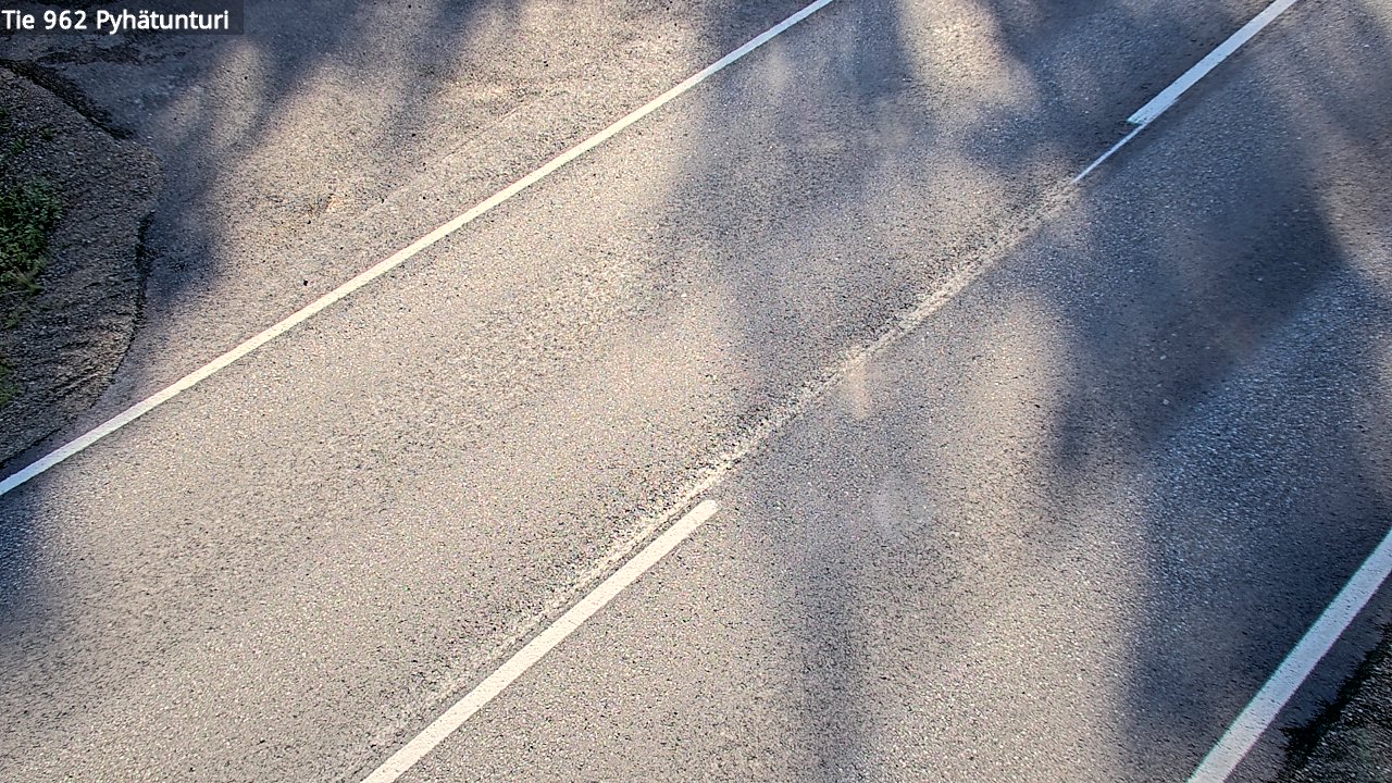 Weather Camera Image Väg 962 Pelkosenniemi Pyhätunturi, Pelkosenniemi, Lappi