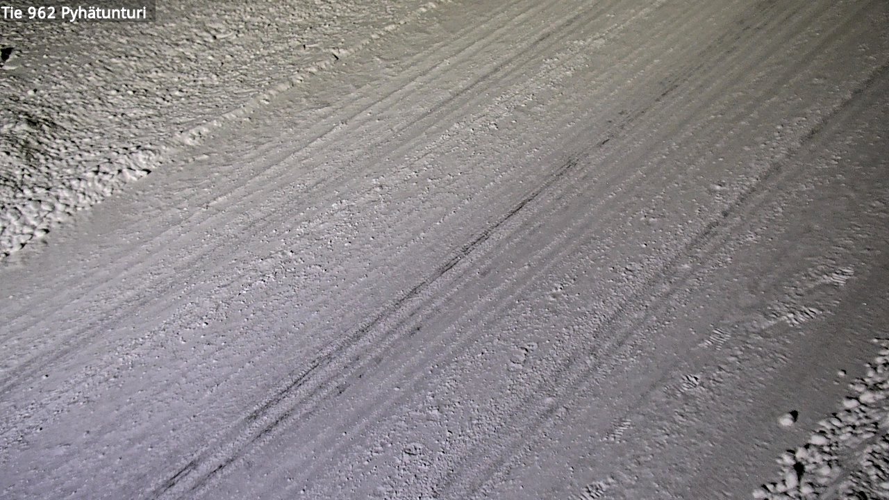 Weather Camera Image Road 962 Pelkosenniemi Pyhätunturi, Pelkosenniemi, Lappi