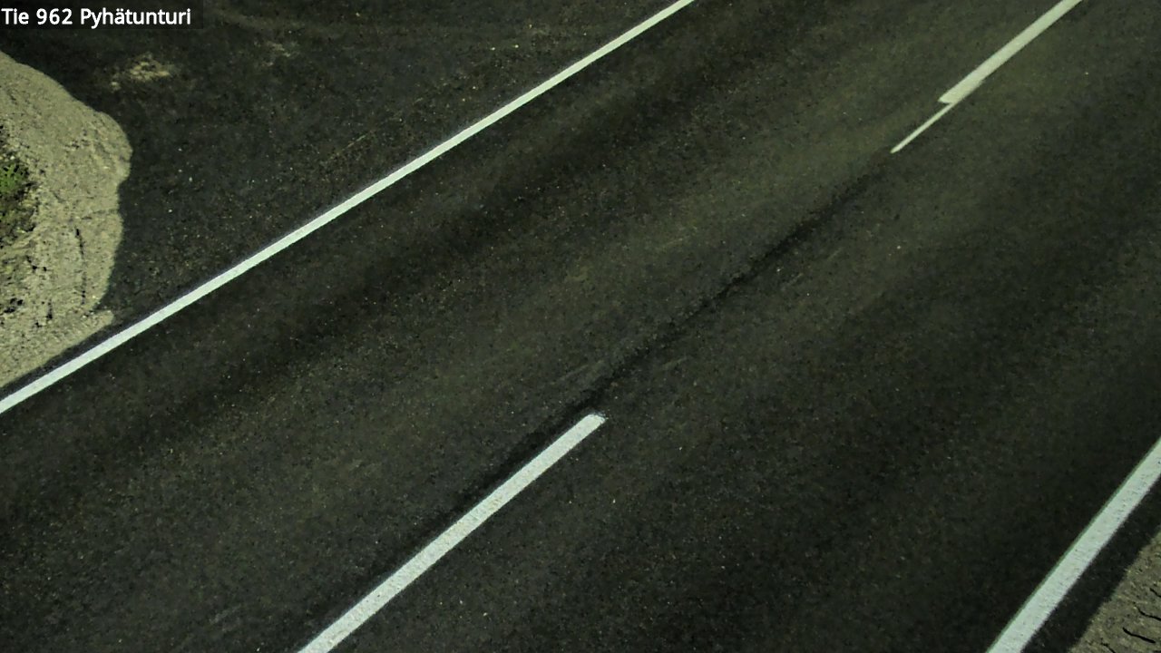 Weather Camera Image Road 962 Pelkosenniemi Pyhätunturi, Pelkosenniemi, Lappi