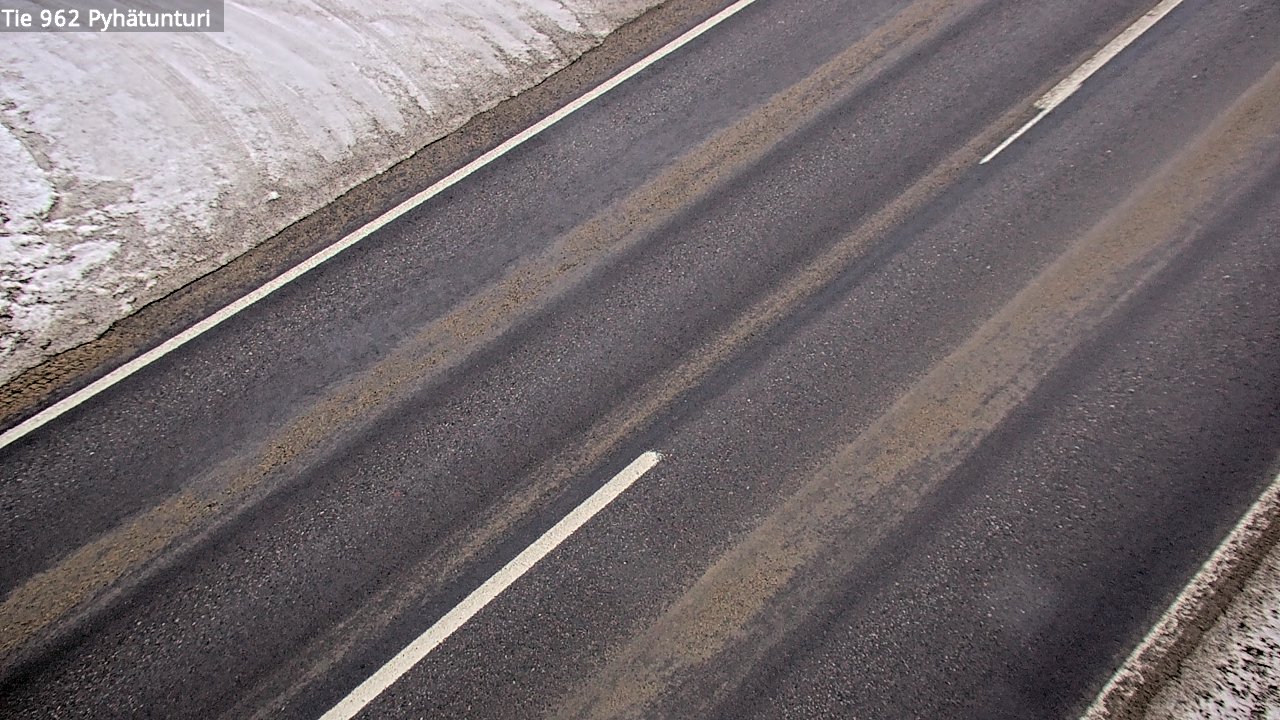 Weather Camera Image Road 962 Pelkosenniemi Pyhätunturi, Pelkosenniemi, Lappi