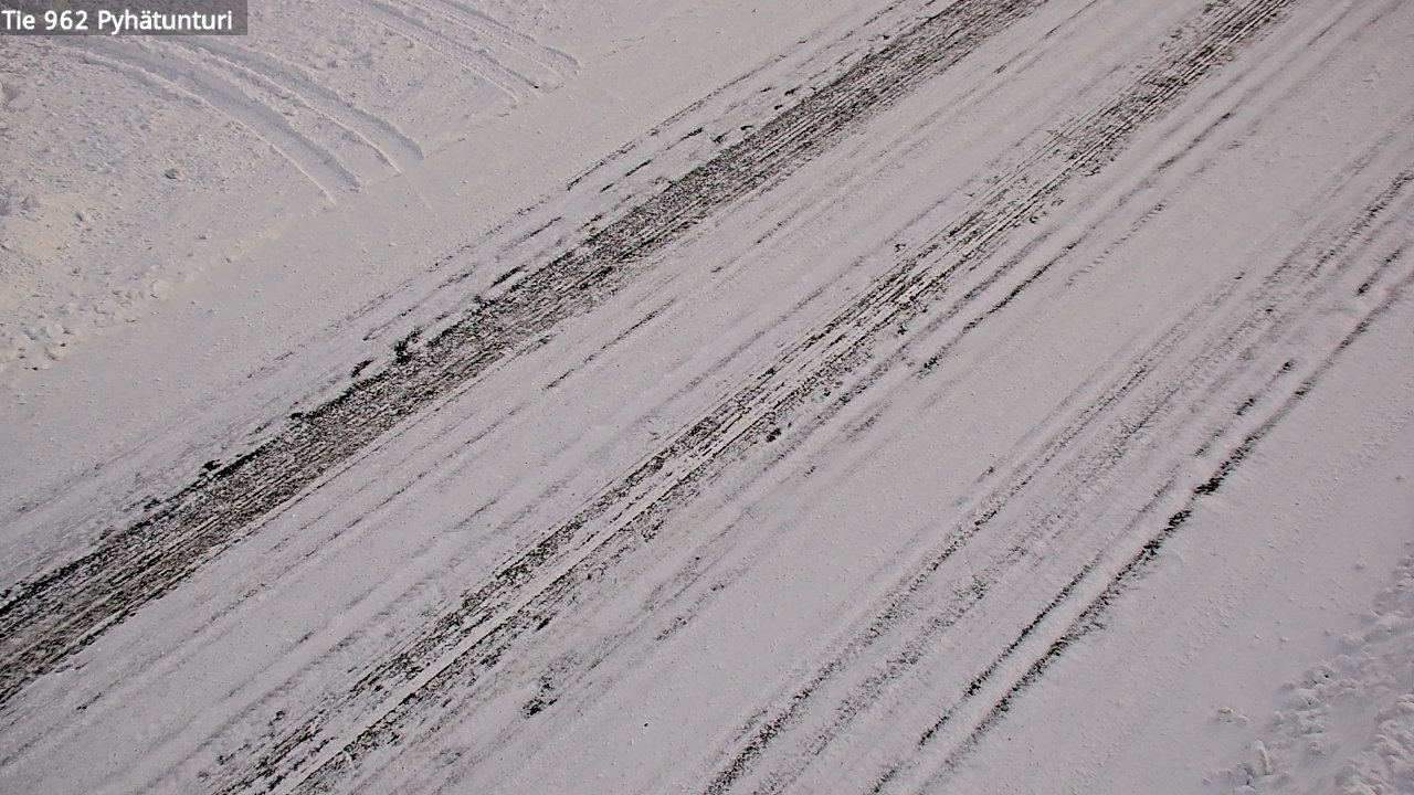 Weather Camera Image Road 962 Pelkosenniemi Pyhätunturi, Pelkosenniemi, Lappi