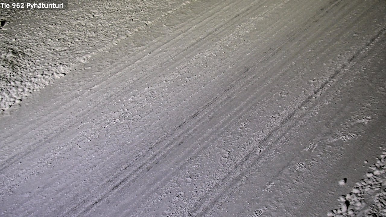 Weather Camera Image Road 962 Pelkosenniemi Pyhätunturi, Pelkosenniemi, Lappi