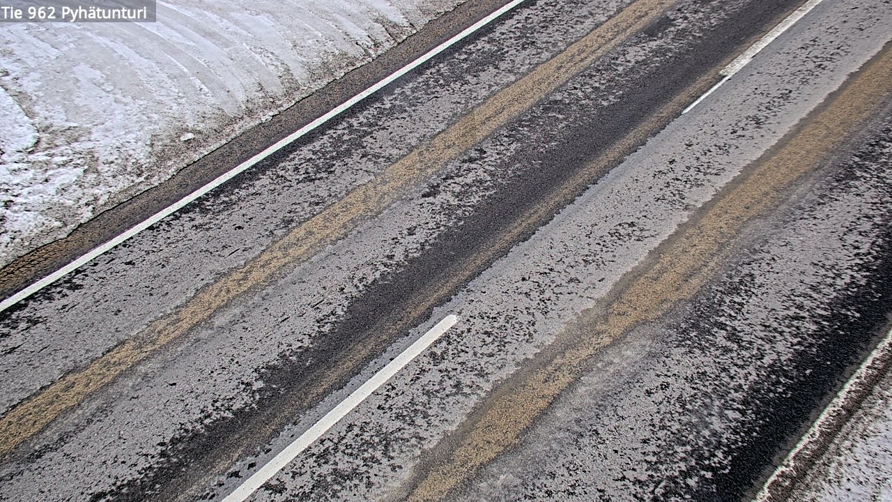 Weather Camera Image Road 962 Pelkosenniemi Pyhätunturi, Pelkosenniemi, Lappi