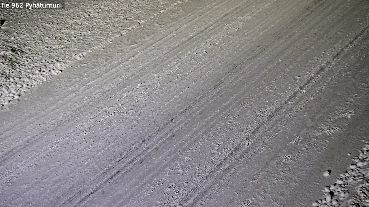 Weather Camera Image Road 962 Pelkosenniemi Pyhätunturi, Pelkosenniemi, Lappi