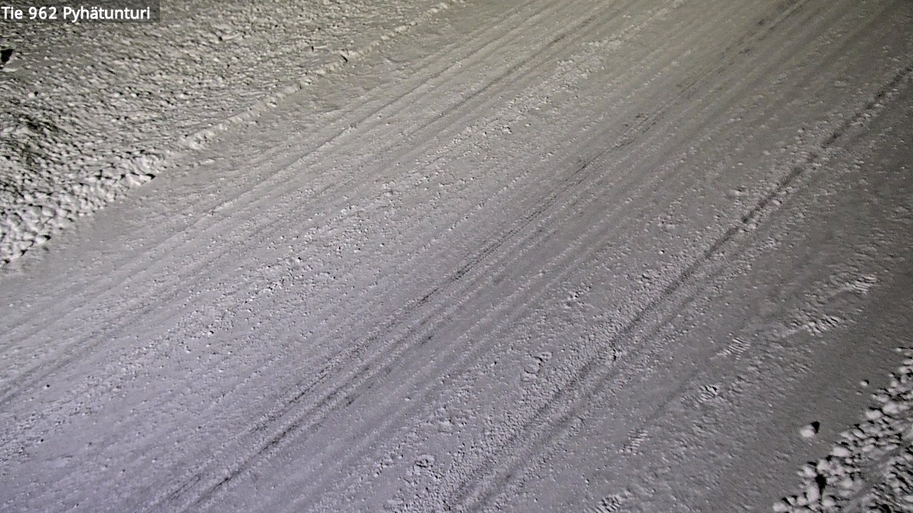Weather Camera Image Road 962 Pelkosenniemi Pyhätunturi, Pelkosenniemi, Lappi