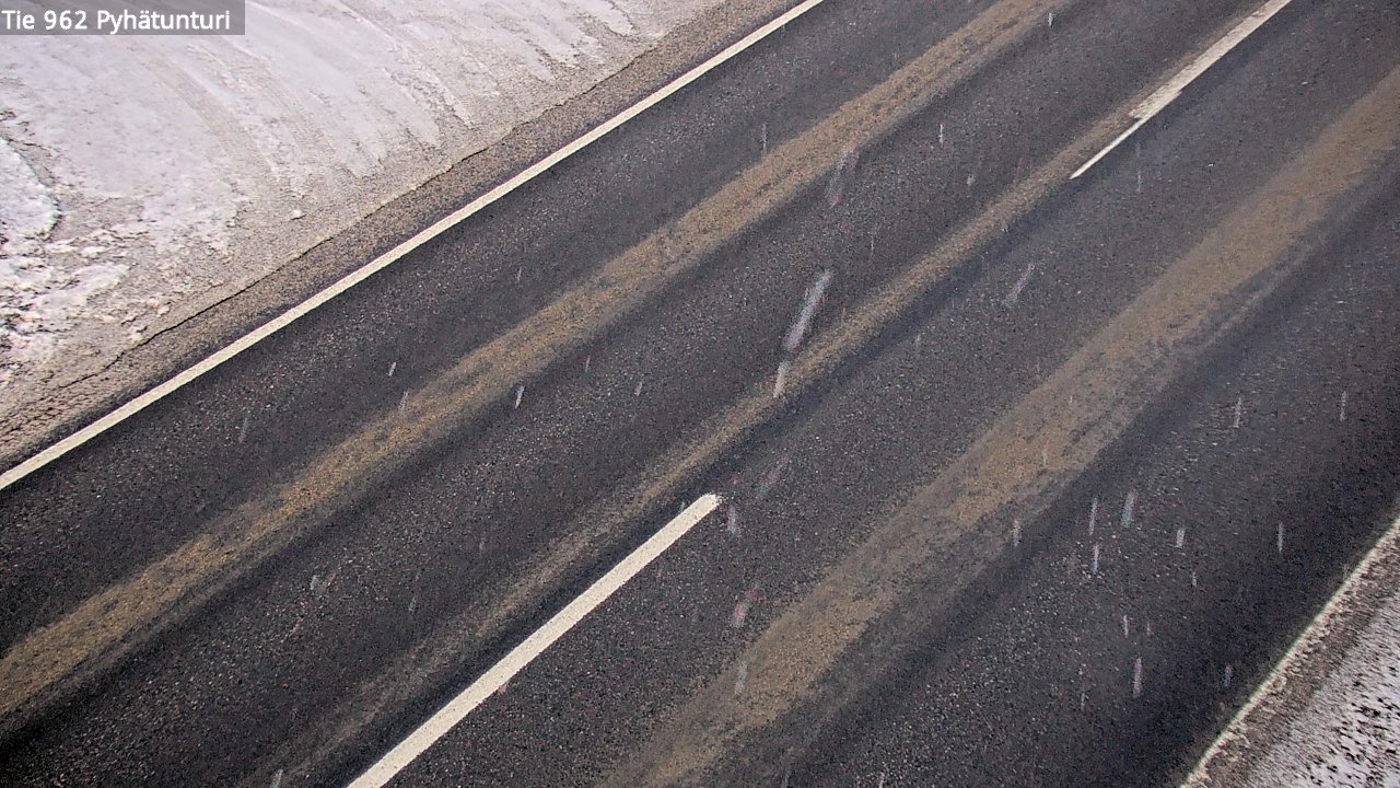 Weather Camera Image Road 962 Pelkosenniemi Pyhätunturi, Pelkosenniemi, Lappi