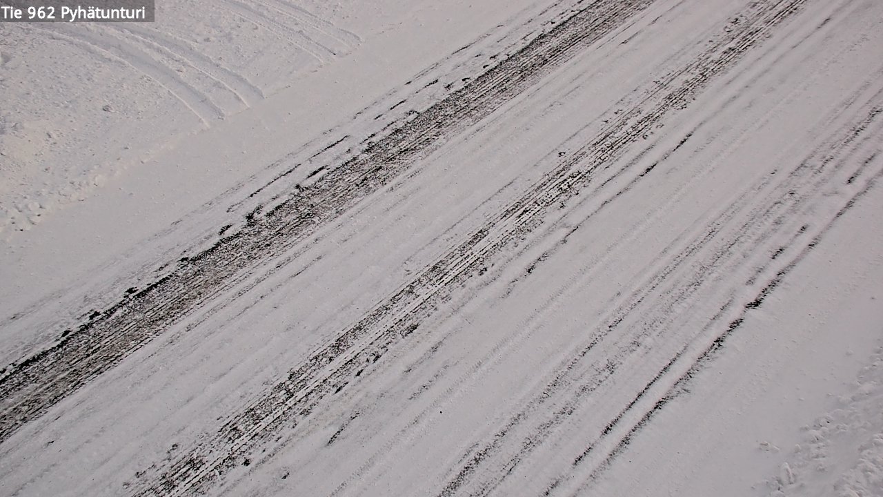 Weather Camera Image Road 962 Pelkosenniemi Pyhätunturi, Pelkosenniemi, Lappi