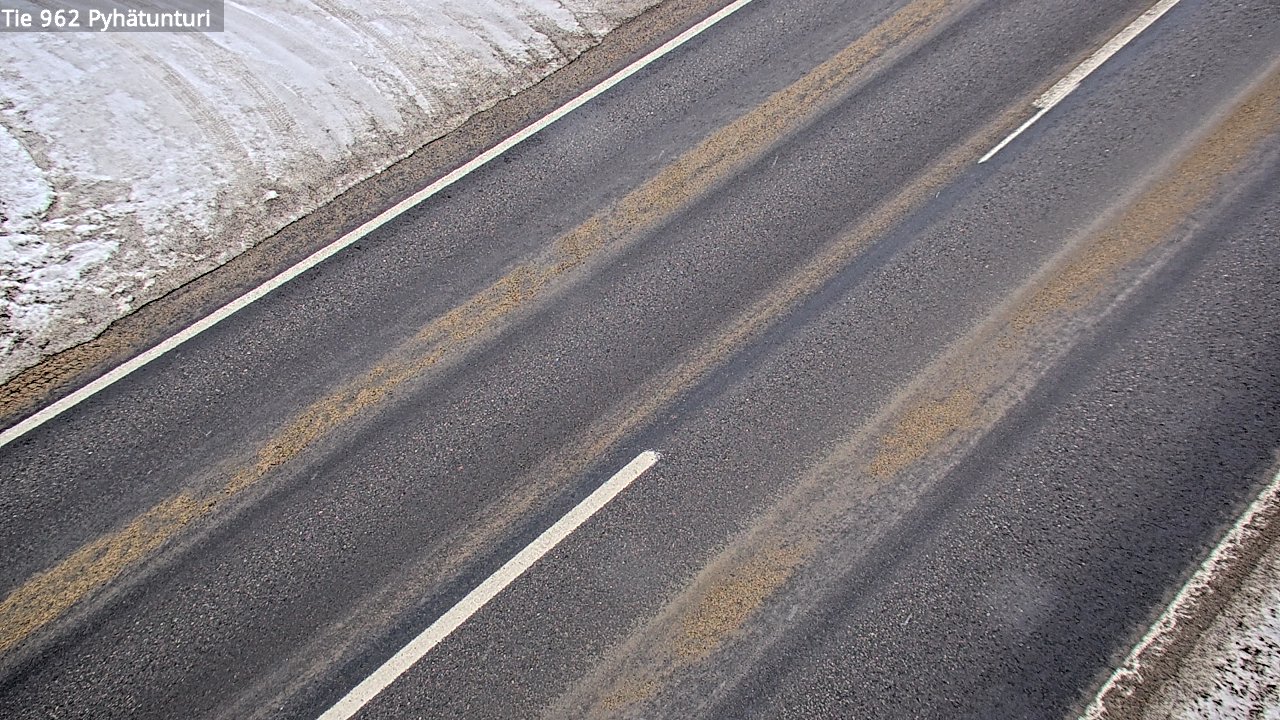 Weather Camera Image Road 962 Pelkosenniemi Pyhätunturi, Pelkosenniemi, Lappi