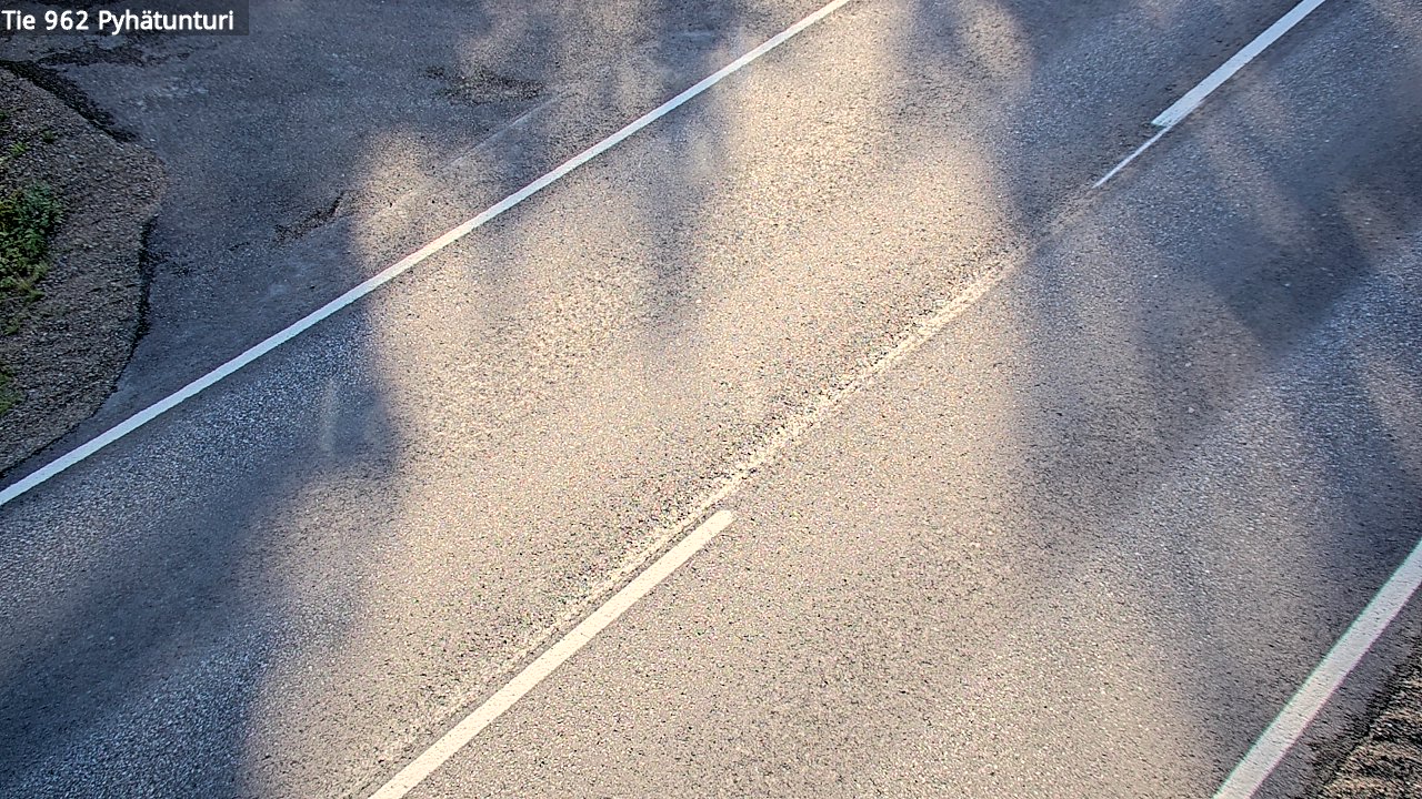 Weather Camera Image Väg 962 Pelkosenniemi Pyhätunturi, Pelkosenniemi, Lappi