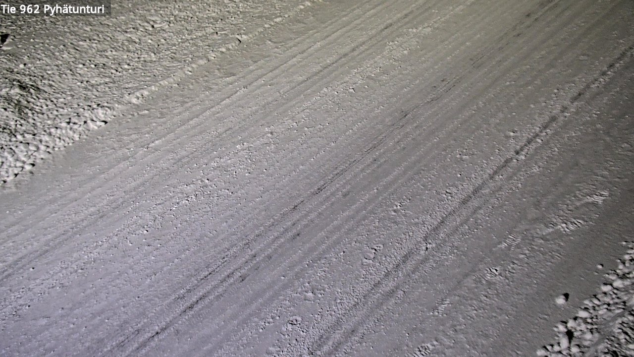 Weather Camera Image Road 962 Pelkosenniemi Pyhätunturi, Pelkosenniemi, Lappi