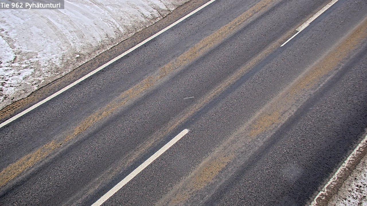 Weather Camera Image Road 962 Pelkosenniemi Pyhätunturi, Pelkosenniemi, Lappi