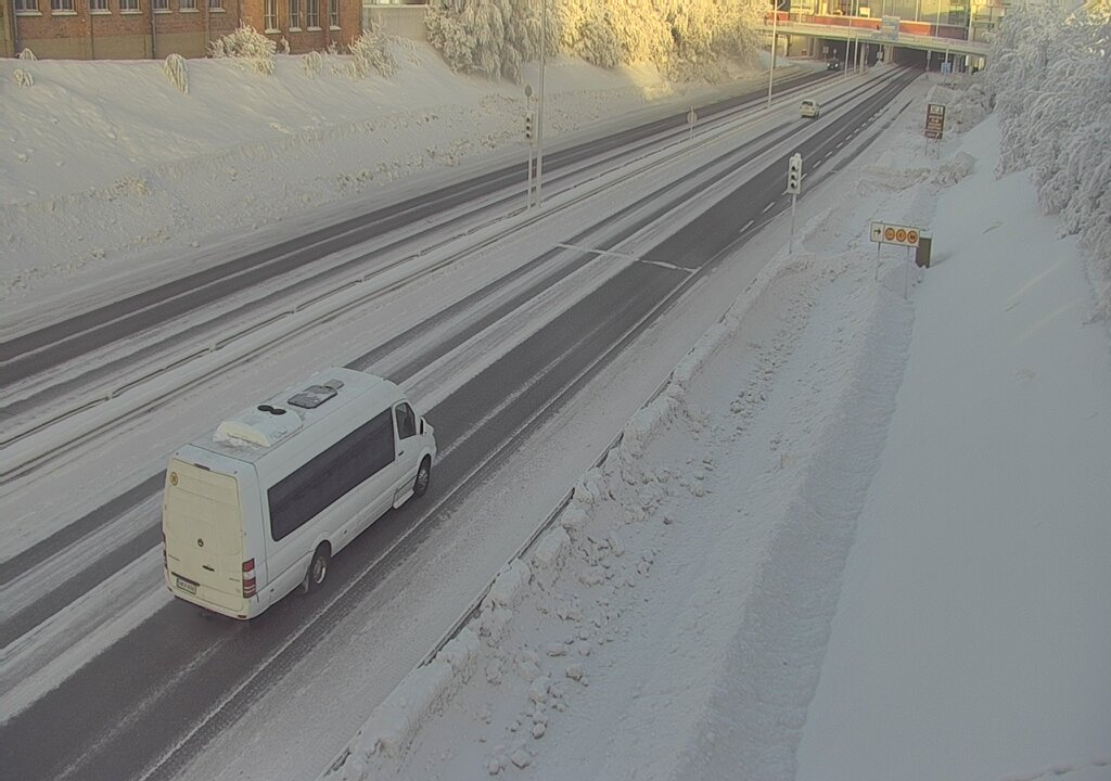 Weather Camera Image Road 4, Rovaniemi, Revontuli pysäytyspaikka etelä, Rovaniemi, Lappi