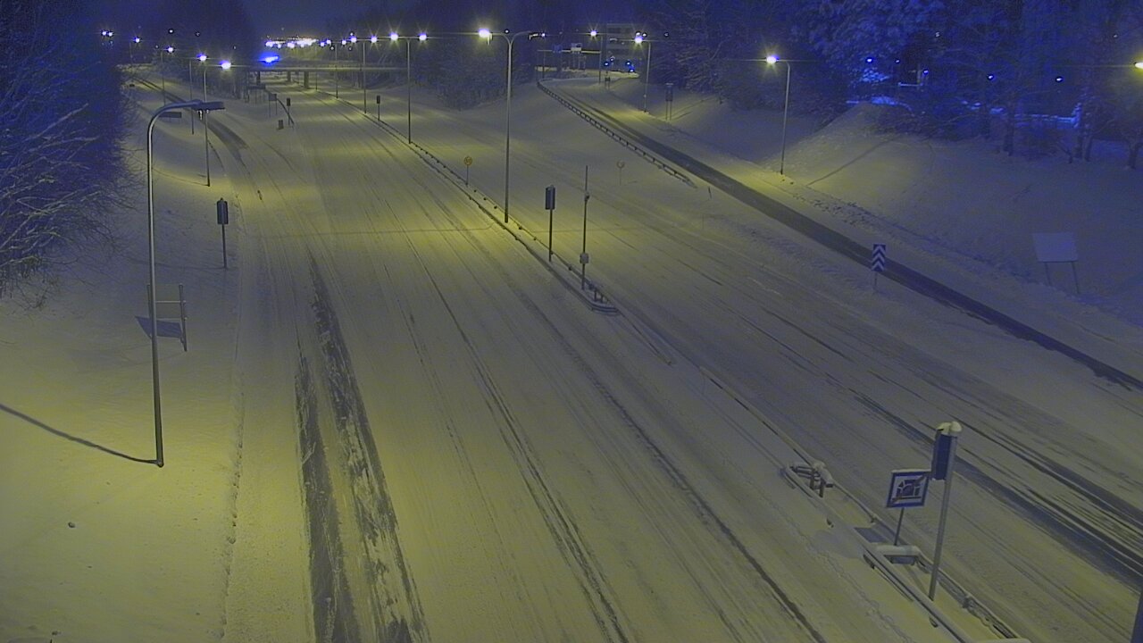 Weather Camera Image Road 4, Rovaniemi, Revontuli pohjoinen, Rovaniemi, Lappi