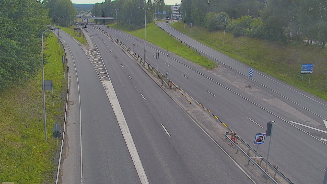 Weather Camera Image Road 4, Rovaniemi, Revontuli pohjoinen, Rovaniemi, Lappi