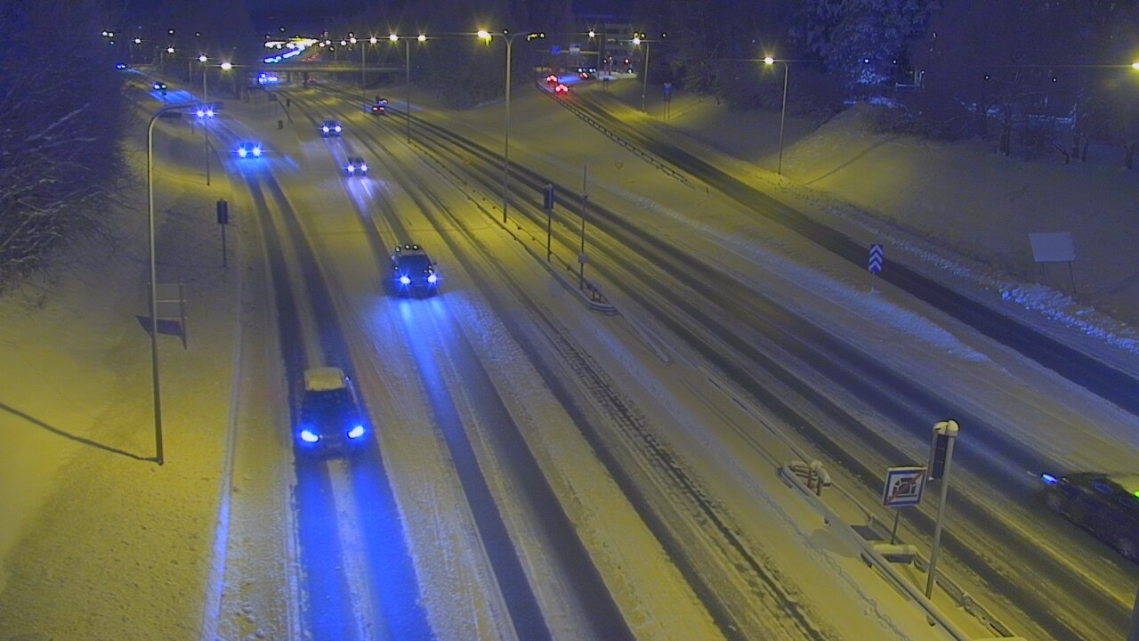 Weather Camera Image Väg 4, Rovaniemi, Revontuli pohjoinen, Rovaniemi, Lappi