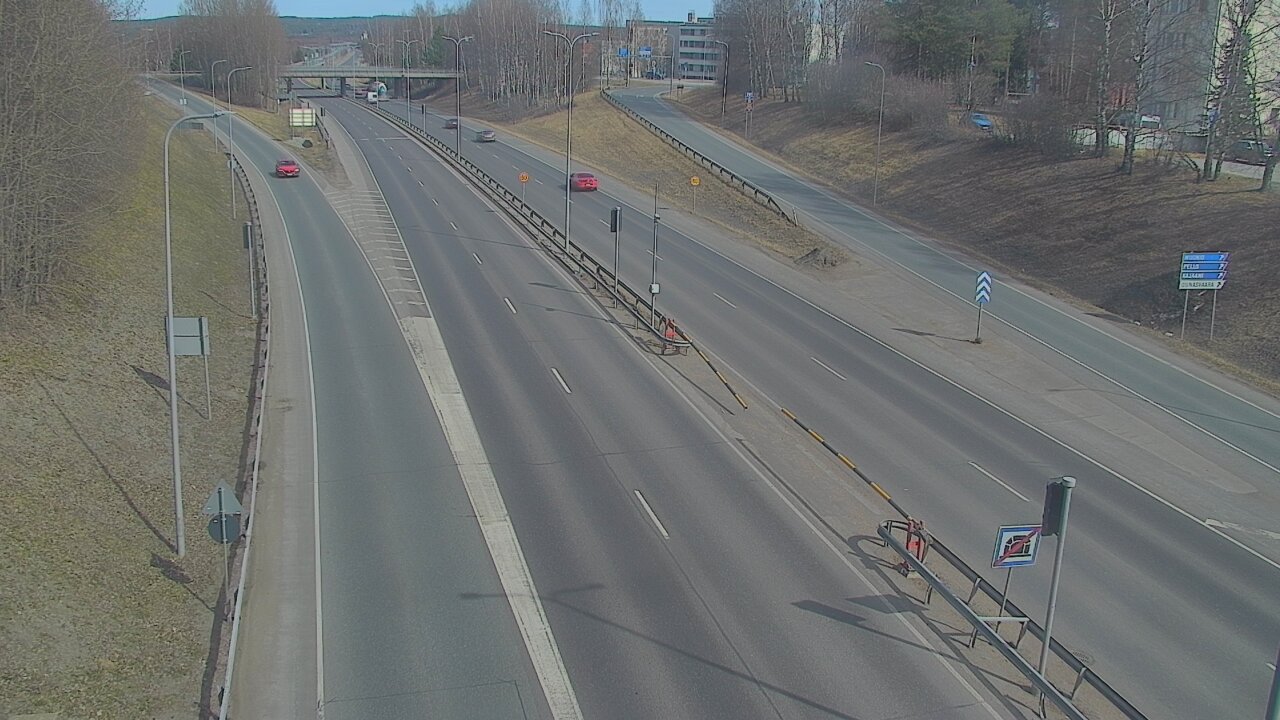 Weather Camera Image Väg 4, Rovaniemi, Revontuli pohjoinen, Rovaniemi, Lappi