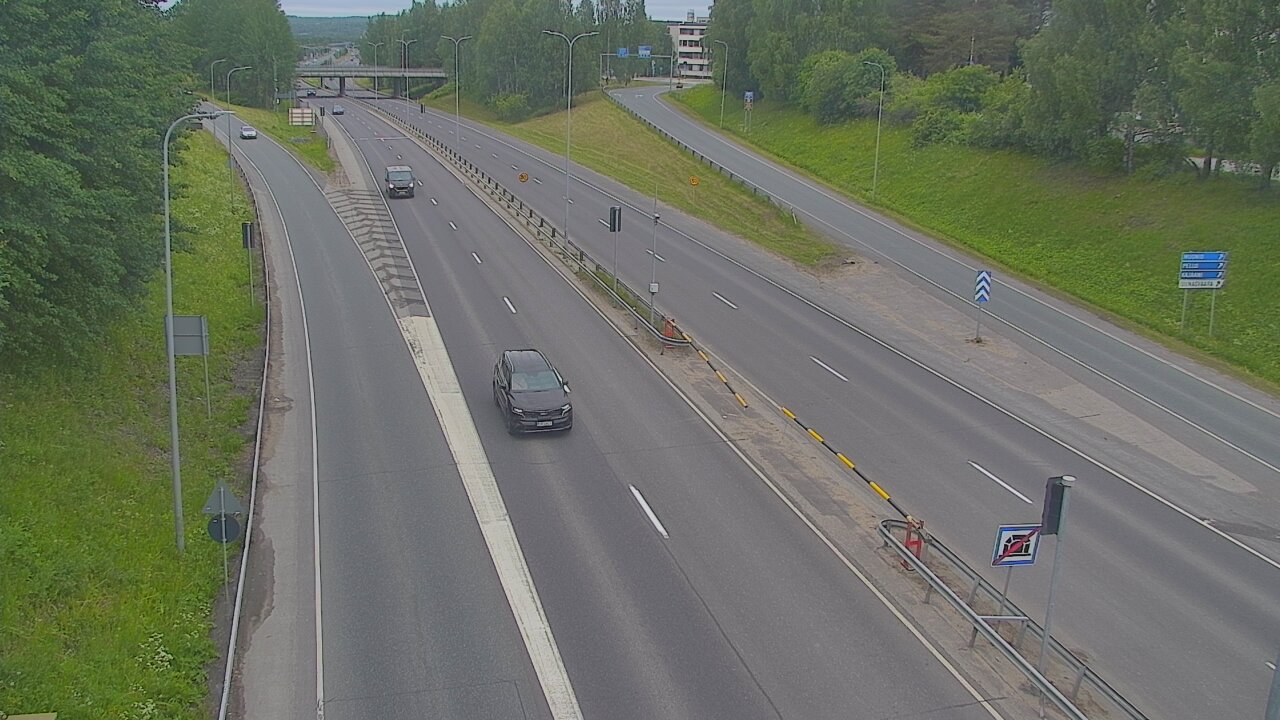 Weather Camera Image Väg 4, Rovaniemi, Revontuli pohjoinen, Rovaniemi, Lappi