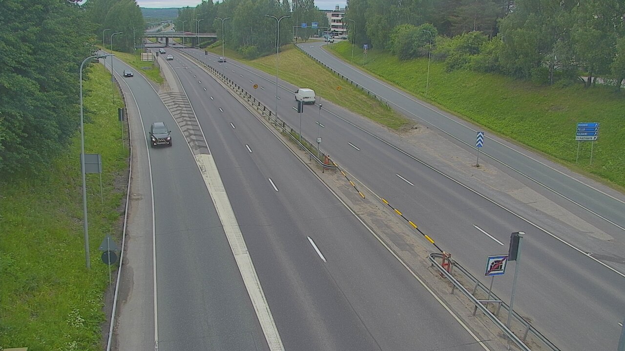 Weather Camera Image Road 4, Rovaniemi, Revontuli pohjoinen, Rovaniemi, Lappi