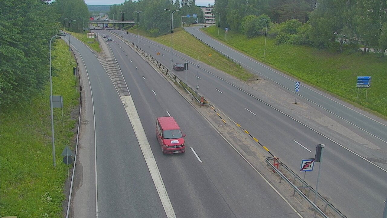 Weather Camera Image Väg 4, Rovaniemi, Revontuli pohjoinen, Rovaniemi, Lappi