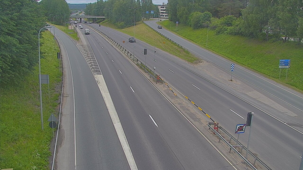 Weather Camera Image Road 4, Rovaniemi, Revontuli pohjoinen, Rovaniemi, Lappi