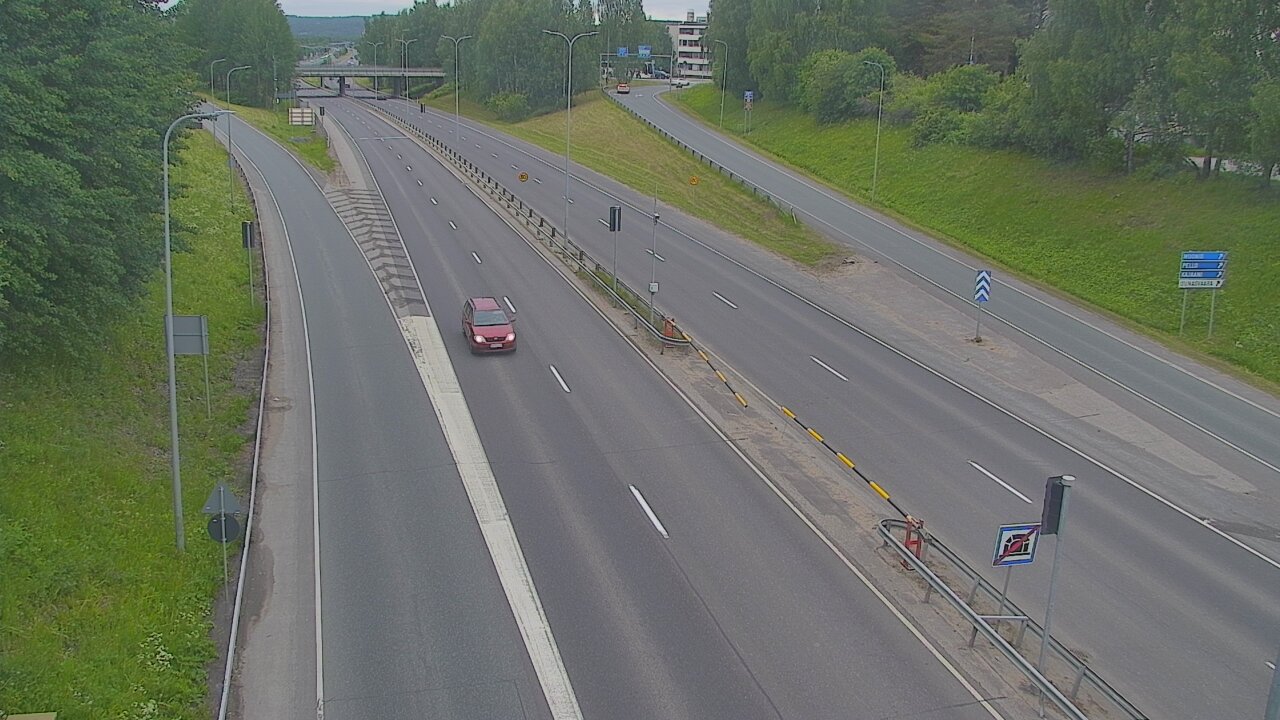 Weather Camera Image Road 4, Rovaniemi, Revontuli pohjoinen, Rovaniemi, Lappi