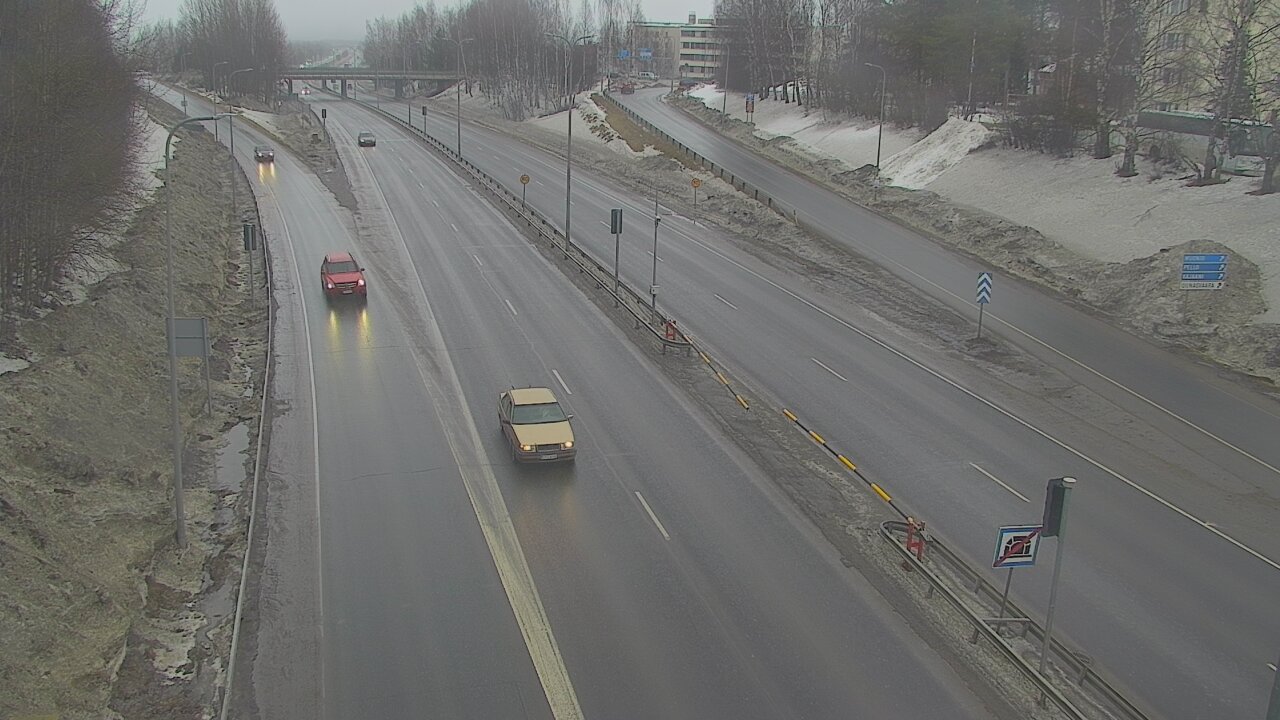 Weather Camera Image Väg 4, Rovaniemi, Revontuli pohjoinen, Rovaniemi, Lappi