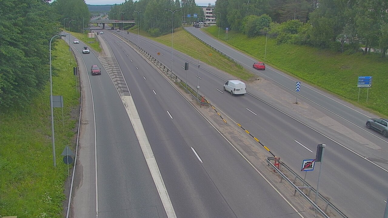 Weather Camera Image Väg 4, Rovaniemi, Revontuli pohjoinen, Rovaniemi, Lappi