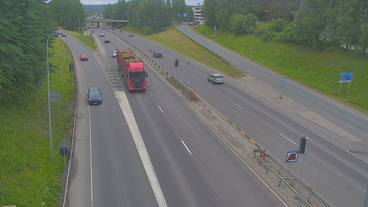 Weather Camera Image Road 4, Rovaniemi, Revontuli pohjoinen, Rovaniemi, Lappi