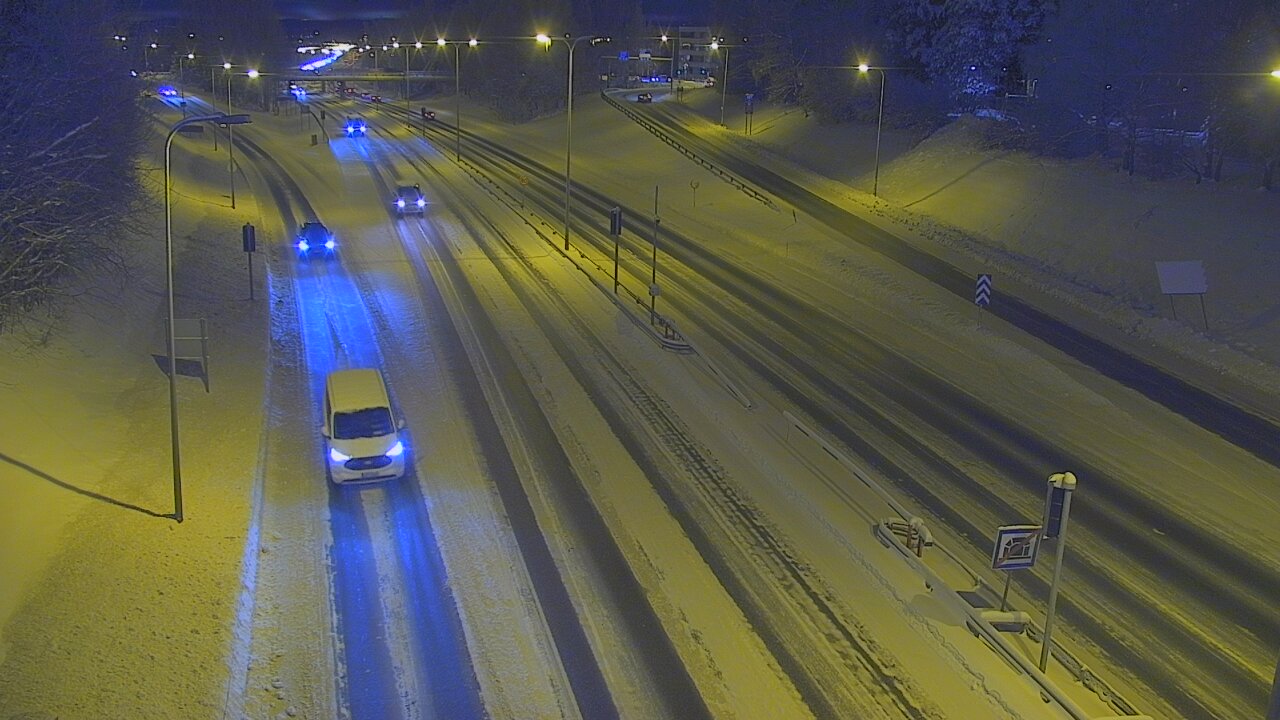 Weather Camera Image Väg 4, Rovaniemi, Revontuli pohjoinen, Rovaniemi, Lappi