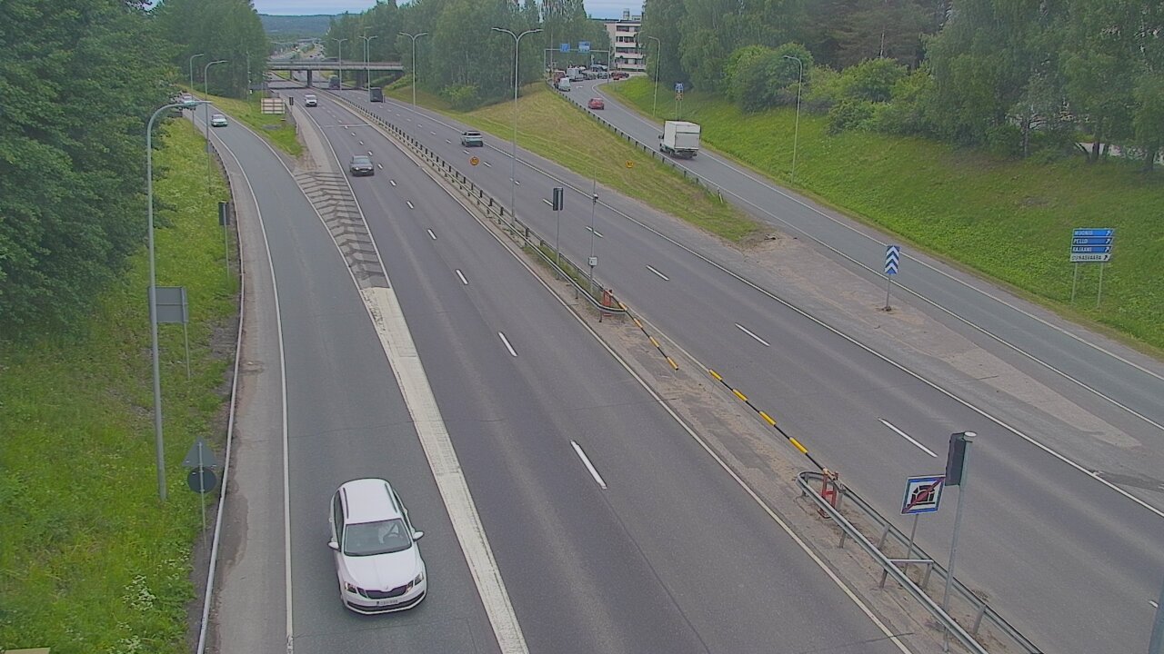Weather Camera Image Väg 4, Rovaniemi, Revontuli pohjoinen, Rovaniemi, Lappi