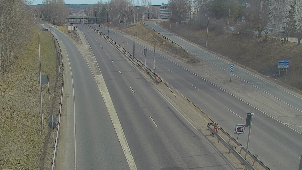 Weather Camera Image Väg 4, Rovaniemi, Revontuli pohjoinen, Rovaniemi, Lappi