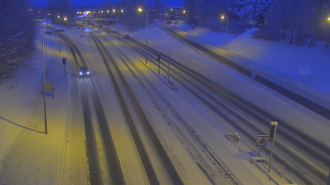 Weather Camera Image Road 4, Rovaniemi, Revontuli pohjoinen, Rovaniemi, Lappi