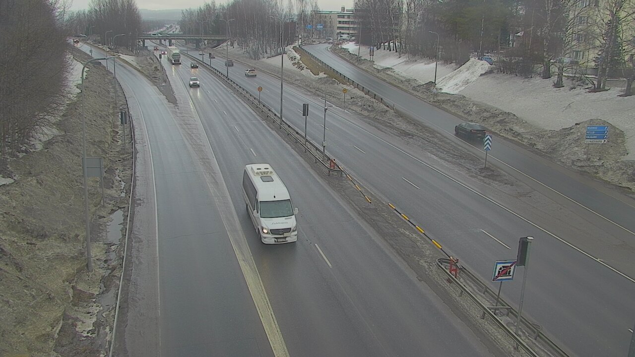 Weather Camera Image Väg 4, Rovaniemi, Revontuli pohjoinen, Rovaniemi, Lappi