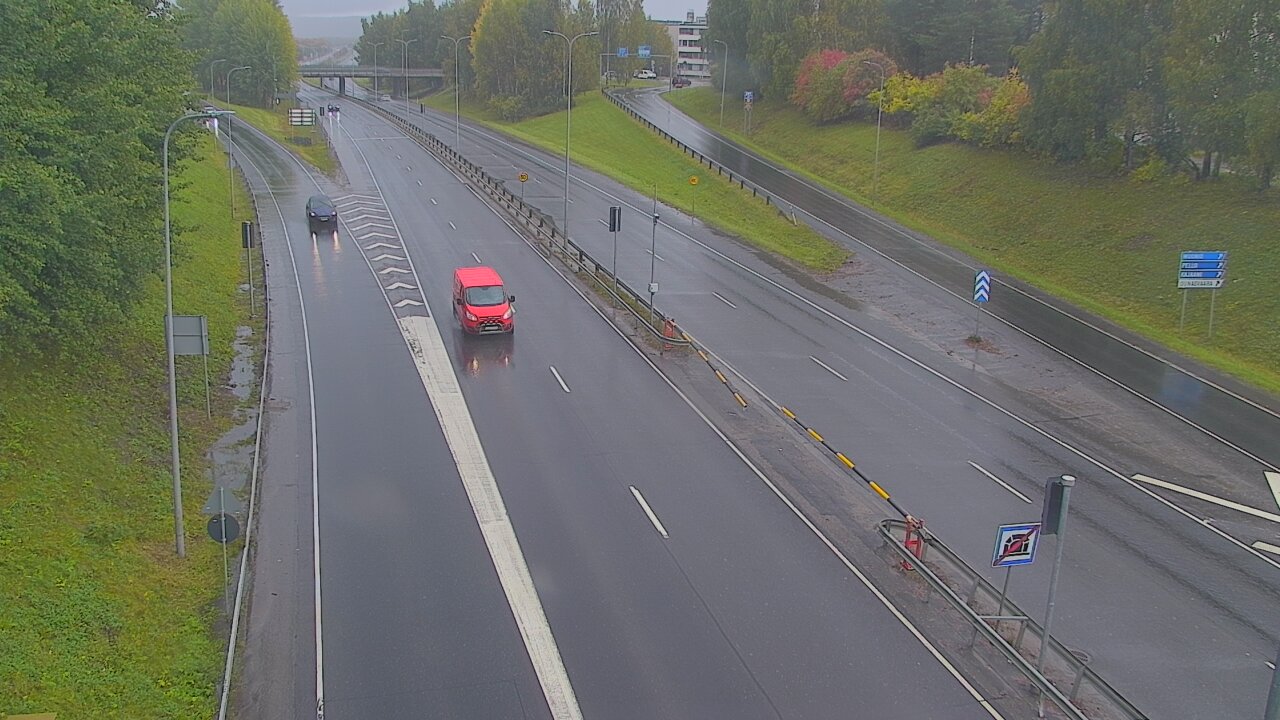 Weather Camera Image Väg 4, Rovaniemi, Revontuli pohjoinen, Rovaniemi, Lappi