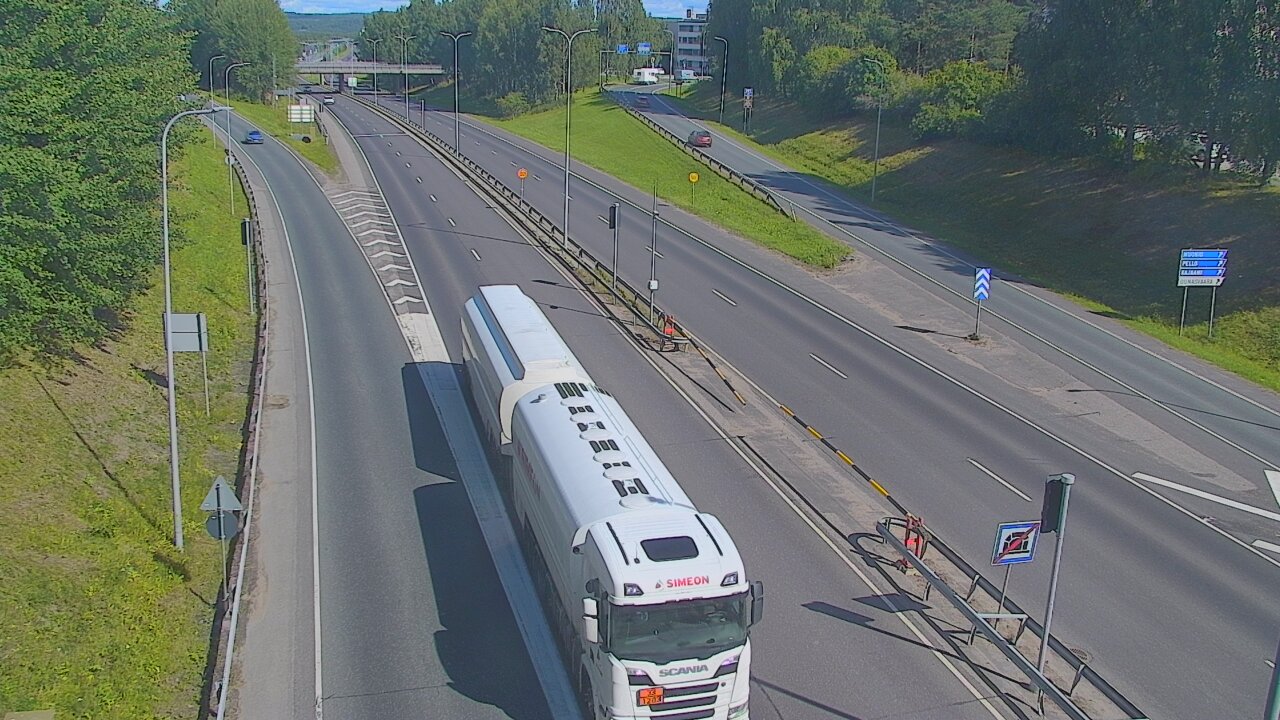 Weather Camera Image Road 4, Rovaniemi, Revontuli pohjoinen, Rovaniemi, Lappi