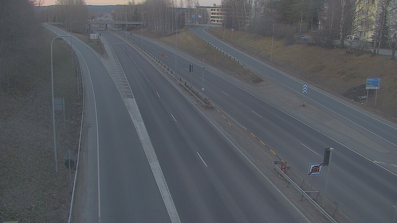 Weather Camera Image Road 4, Rovaniemi, Revontuli pohjoinen, Rovaniemi, Lappi