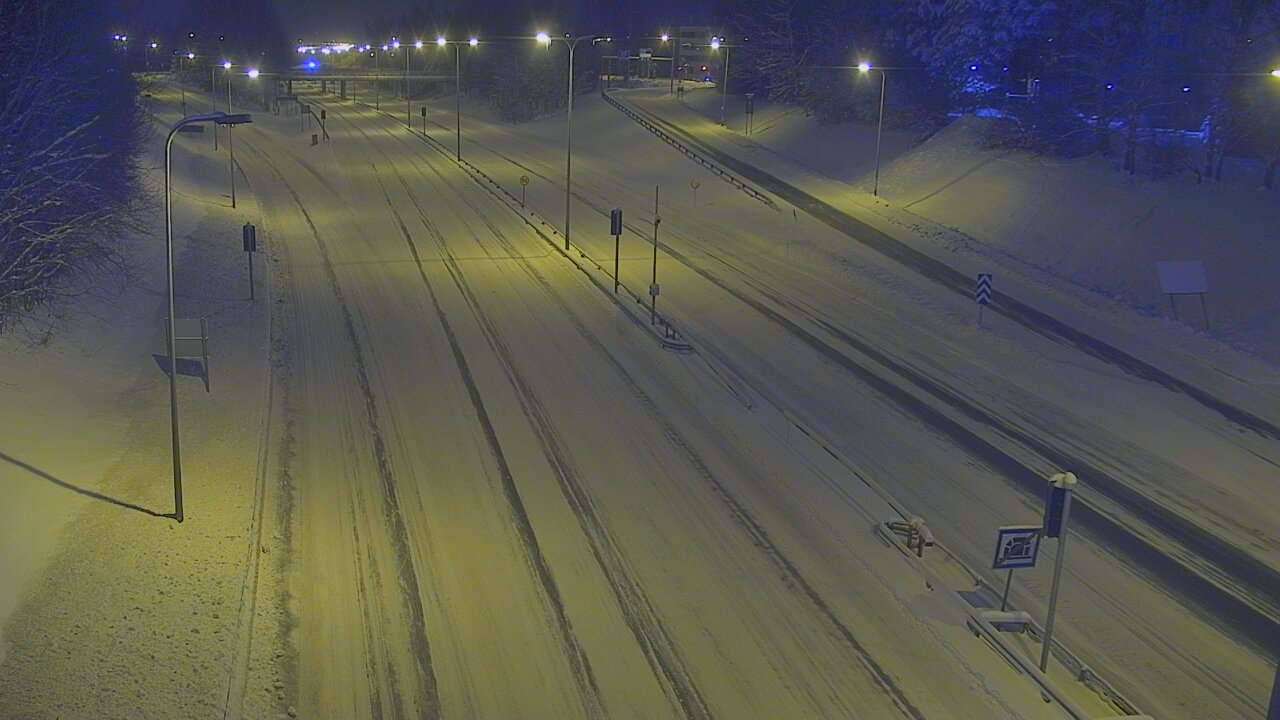 Weather Camera Image Road 4, Rovaniemi, Revontuli pohjoinen, Rovaniemi, Lappi