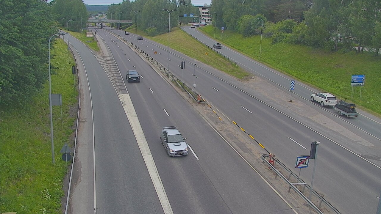 Weather Camera Image Väg 4, Rovaniemi, Revontuli pohjoinen, Rovaniemi, Lappi
