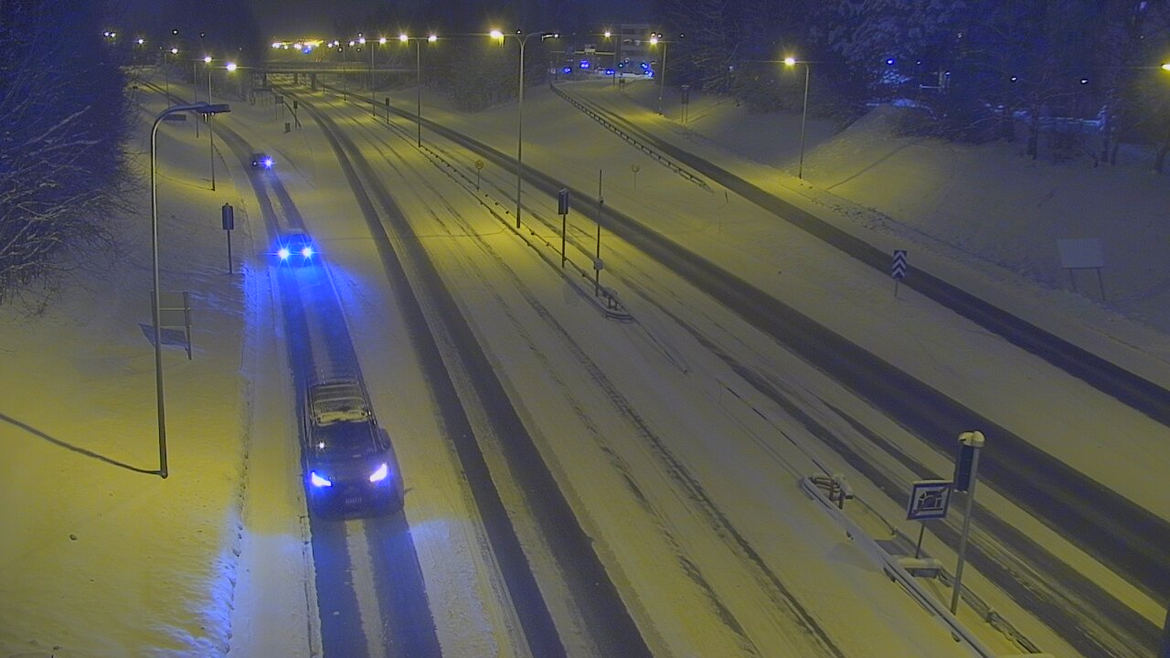 Weather Camera Image Road 4, Rovaniemi, Revontuli pohjoinen, Rovaniemi, Lappi