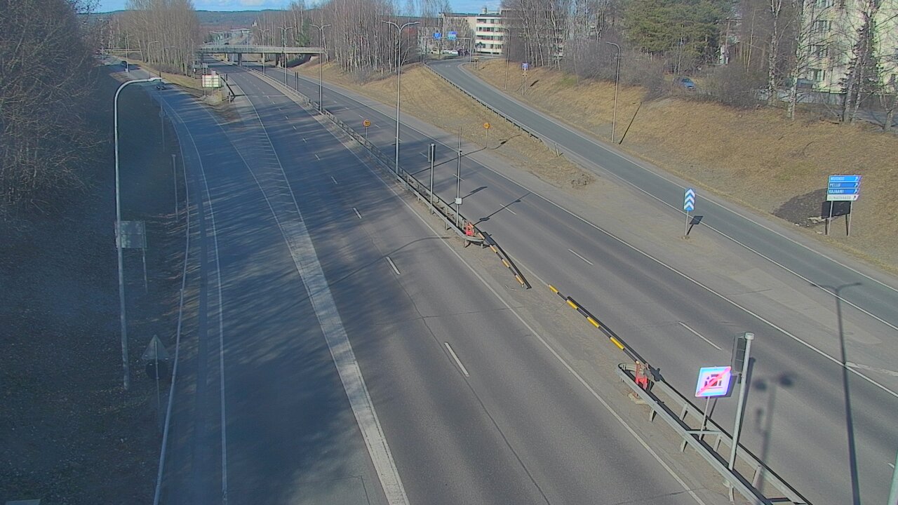 Weather Camera Image Väg 4, Rovaniemi, Revontuli pohjoinen, Rovaniemi, Lappi