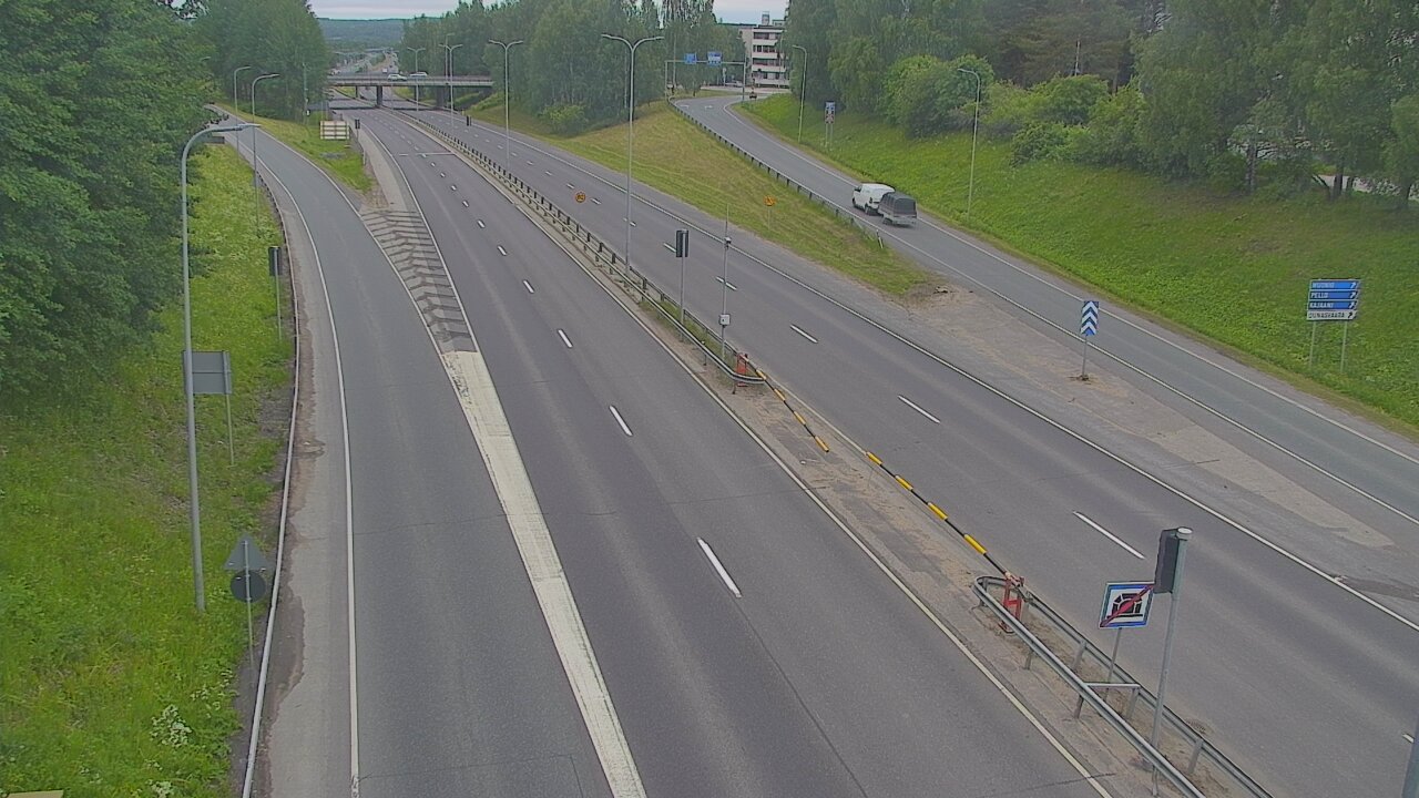 Weather Camera Image Road 4, Rovaniemi, Revontuli pohjoinen, Rovaniemi, Lappi
