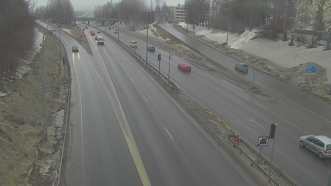 Weather Camera Image Väg 4, Rovaniemi, Revontuli pohjoinen, Rovaniemi, Lappi