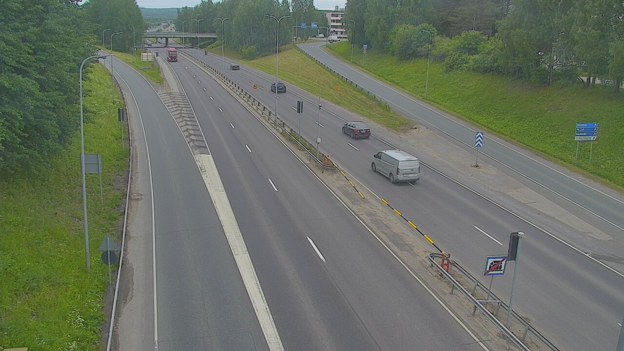 Weather Camera Image Väg 4, Rovaniemi, Revontuli pohjoinen, Rovaniemi, Lappi