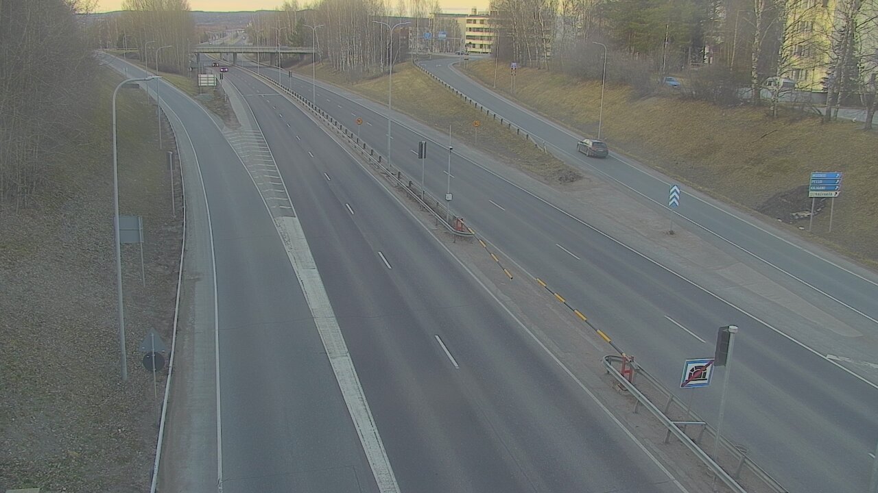 Weather Camera Image Väg 4, Rovaniemi, Revontuli pohjoinen, Rovaniemi, Lappi