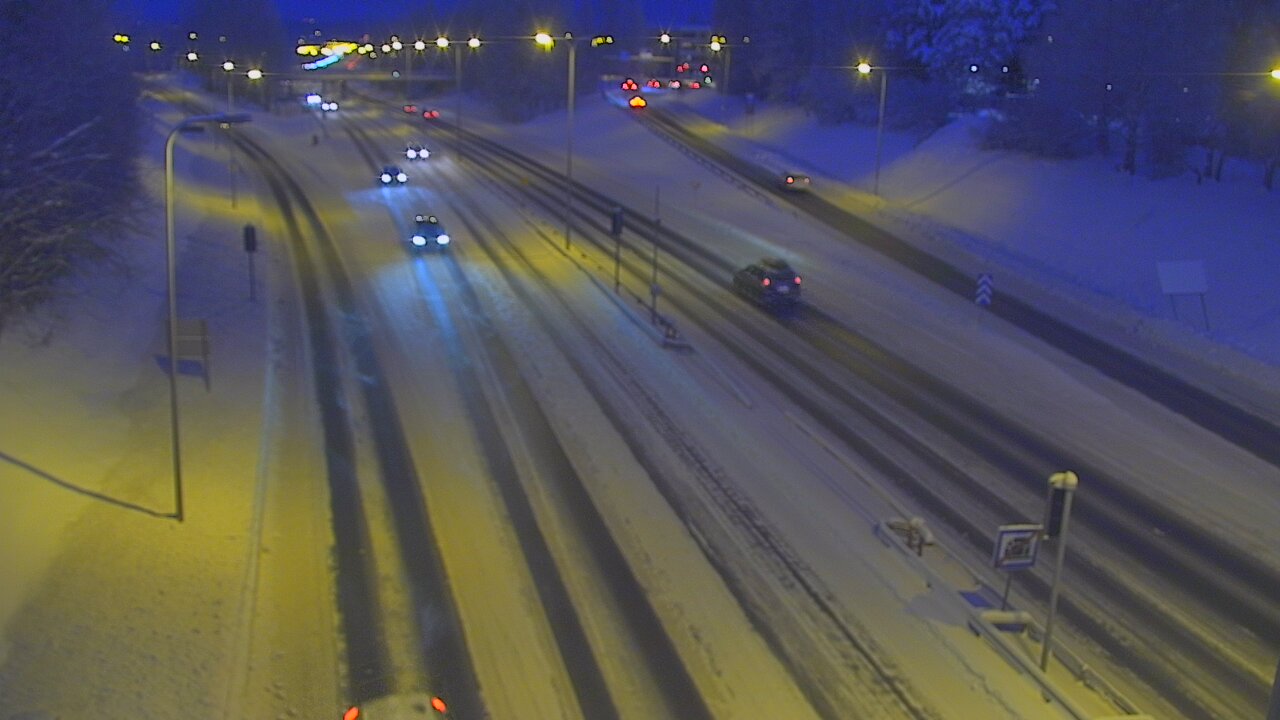 Weather Camera Image Road 4, Rovaniemi, Revontuli pohjoinen, Rovaniemi, Lappi