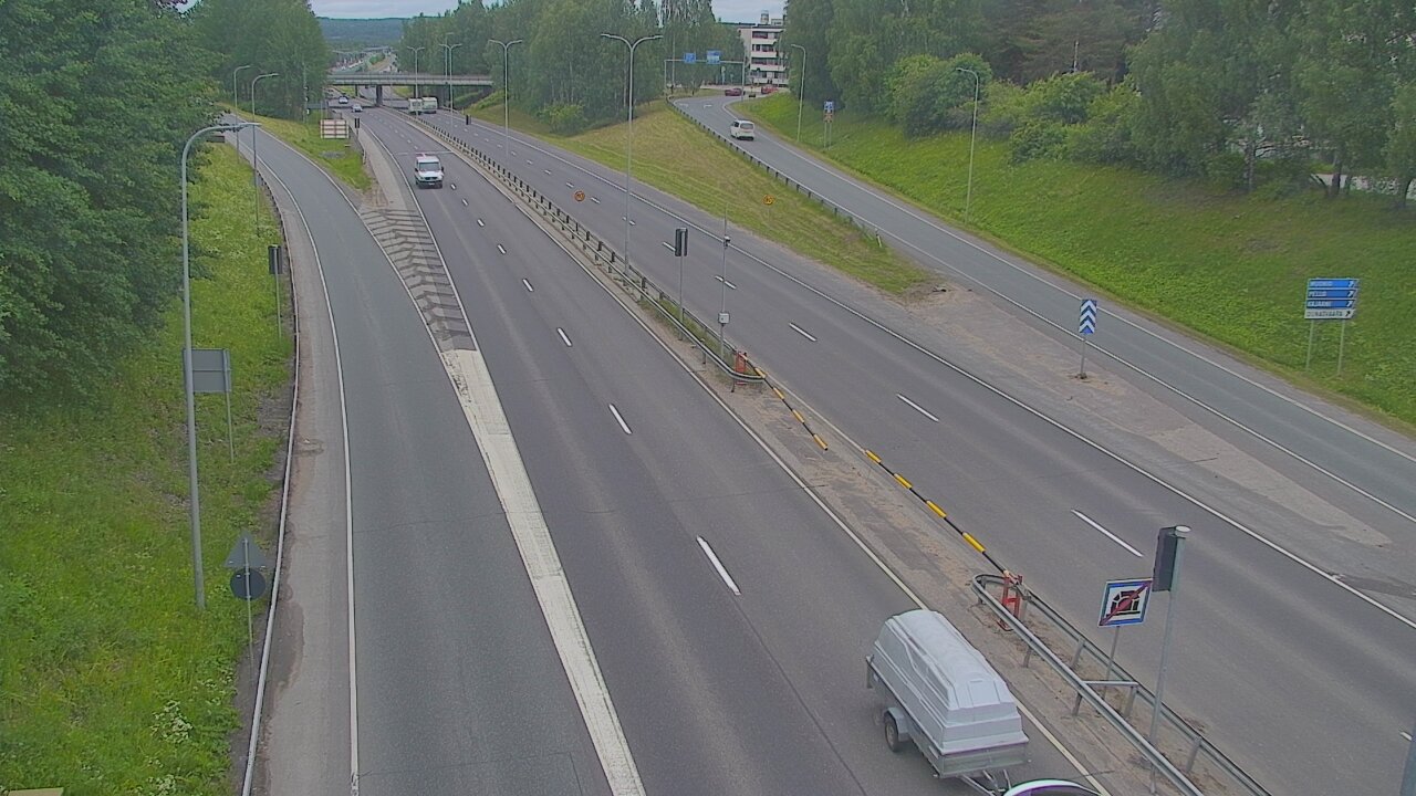 Weather Camera Image Road 4, Rovaniemi, Revontuli pohjoinen, Rovaniemi, Lappi
